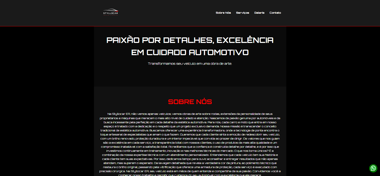 Styllo Car Landing Page